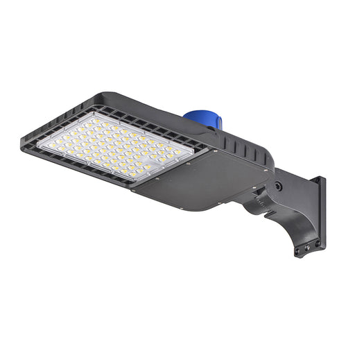 150W Arm Mounted LED Shoebox With Photocell 19500LM