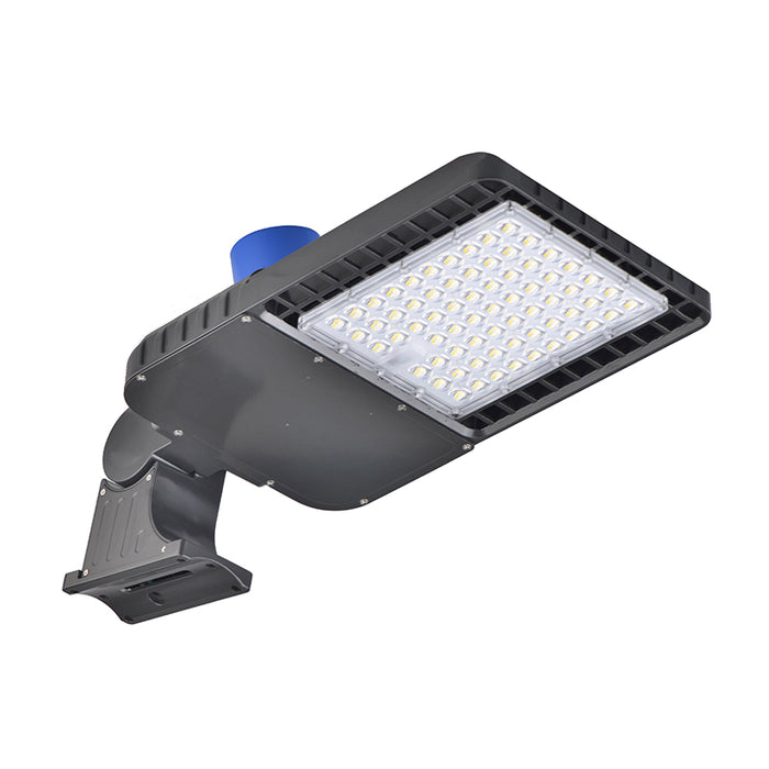 150W Arm Mounted LED Shoebox With Photocell 19500LM