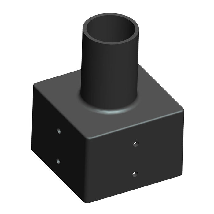 4” square Pole Adaptor For LED Post Top Light