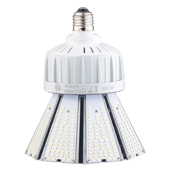 40 Watt LED Corn Bulb Light-5000K-Outdoor Fixture Bulb
