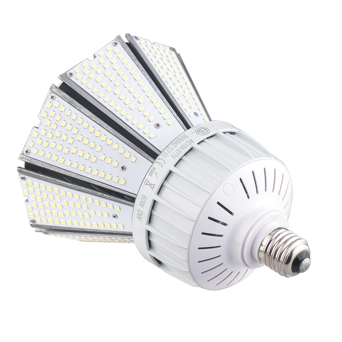 80W Post Top LED Corn light bulb 5000K 9600 lumens